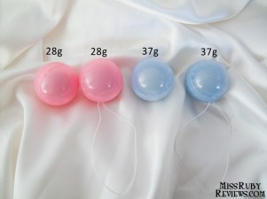 LELO LUNA Beads Beads and their weights